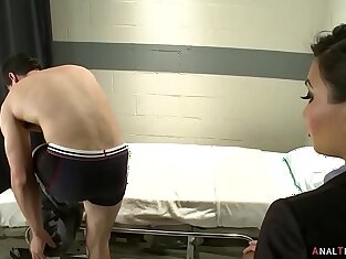 Asian TS doctor fucking with patient
